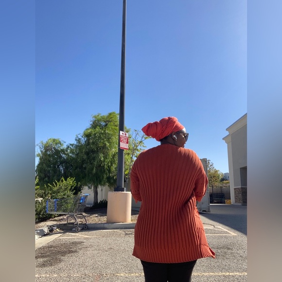 White Birch Women’s Fall Red Cardigan Sweater Size L/XL–Cozy Fall Layering Piece - Picture 9 of 14